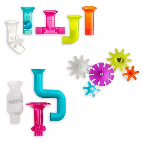 Boon 13-Piece Pipes and Tubes Bath Toy Set | buybuy BABY