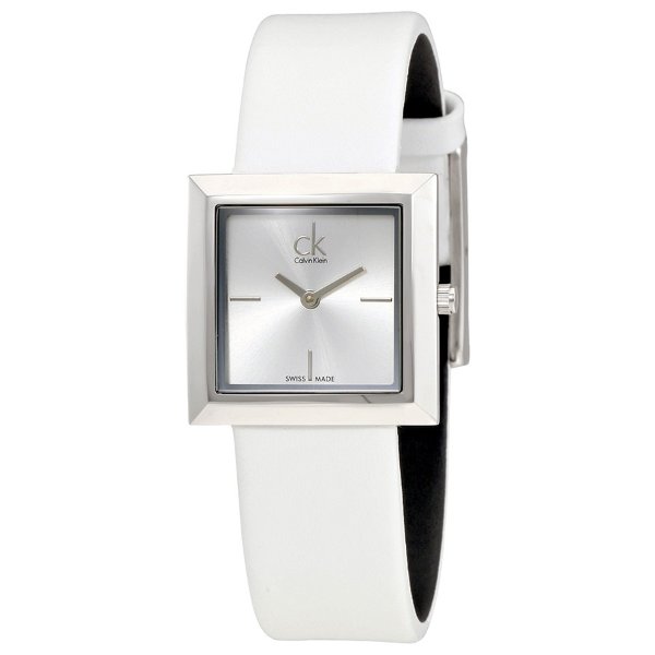 Mark Silver Dial Ladies Leather Watch K3R231L6