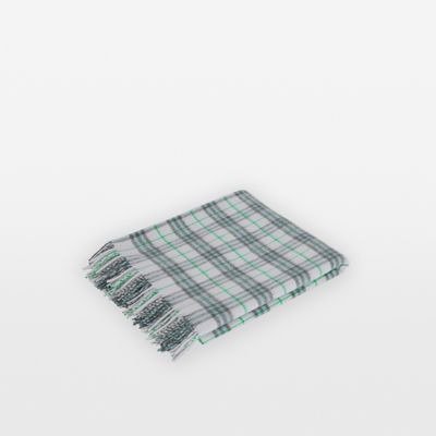 Check Cashmere Baby Blanket