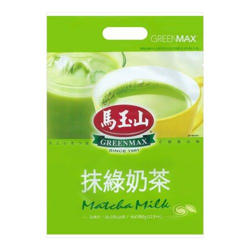 Yamibuy- 台湾马玉山 抹绿奶茶 16包入 320g