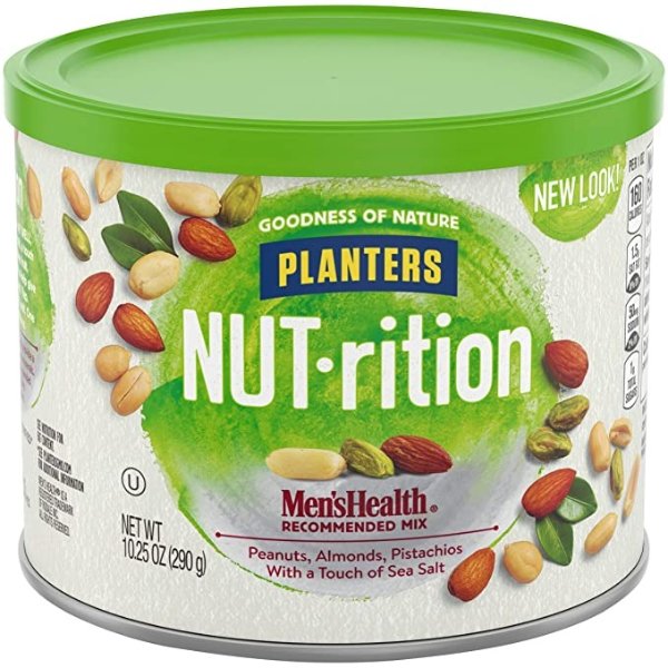 NUT-rition Men's Health Recommended Mix, 10.25 oz Canister