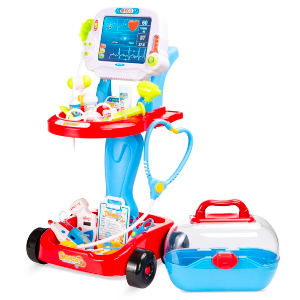 Play Doctor Kit for Kids, Boys & Girls with 17 Accessories, Mobile Cart  $45.00 after code BCP19