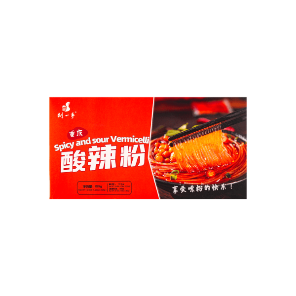 LIUYISHOU Spicy & Sour Glass Noodles - Ready-to-Eat, 7.93oz