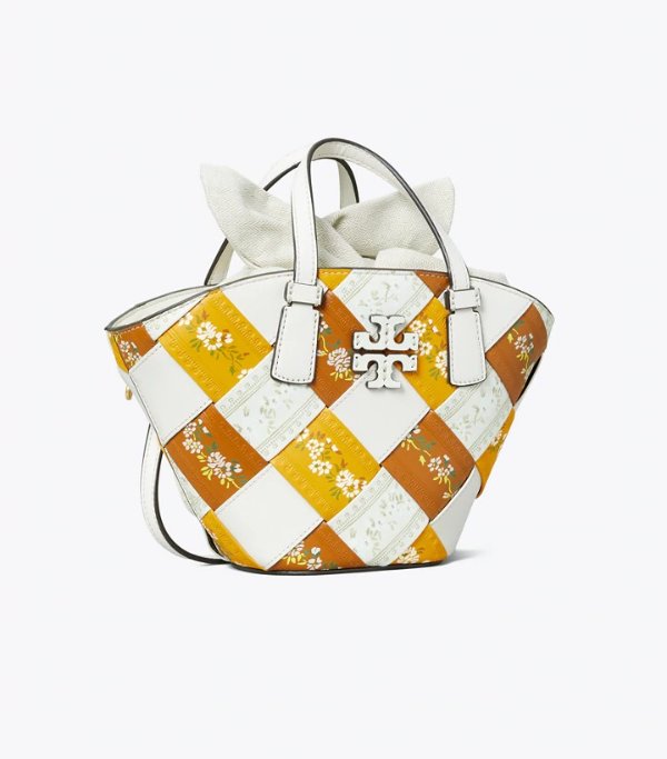 McGraw Floral Woven Mini Shopper ToteSession is about to end