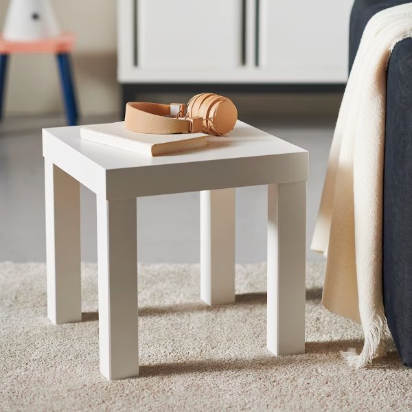 LACK Side table, white, 133/4x133/4" - IKEA