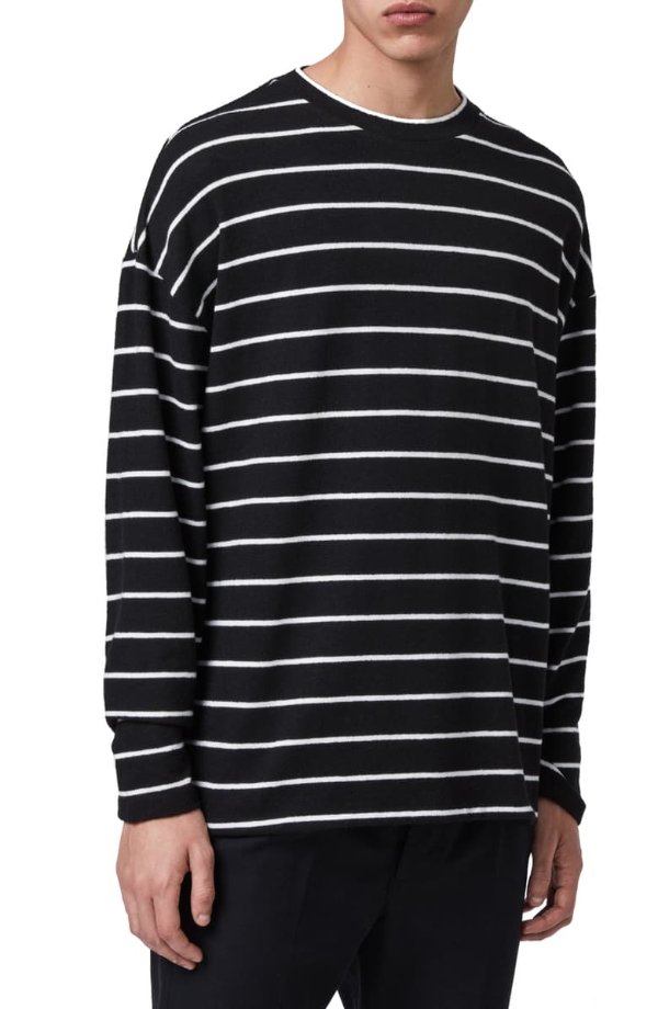 Tobias Stripe Long Sleeve T-Shirt