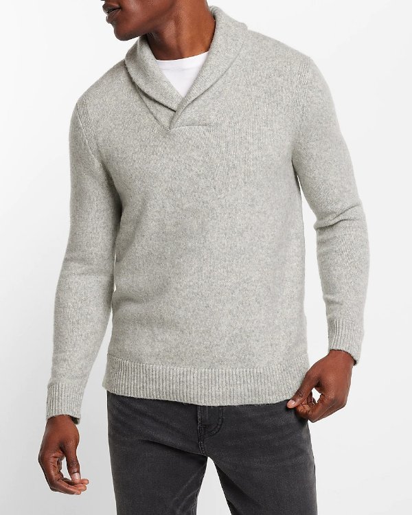 Shawl Collar Popover Sweater