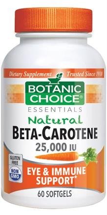 Beta Carotene 25, 000 IU Natural