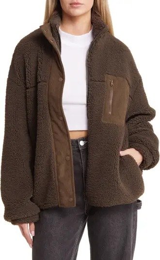 Oversize High Pile Fleece Jacket
