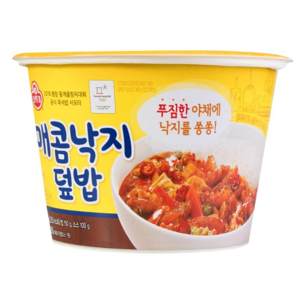 OTTOGI Octpopus Topped Bowl Rice 250g