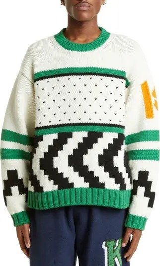 Cowichan Wool Crewneck Sweater