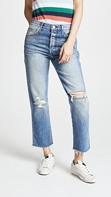AMO Loverboy High Rise Relaxed Straight Jeans