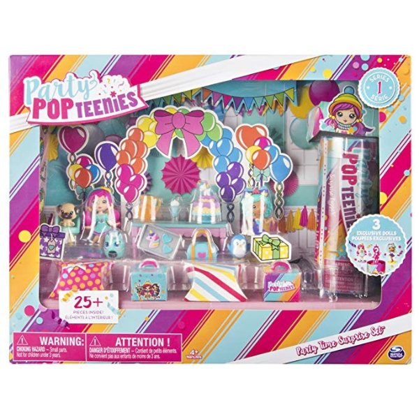 - Party Time Surprise Set with Confetti, Collectible Dolls and Accessories