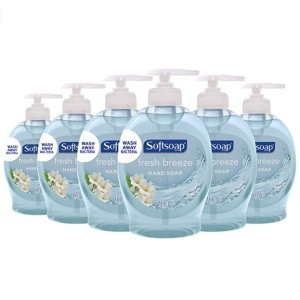 Softsoap Liquid Hand Soap, Fresh Breeze - 7.5 fluid oz (Pack of 6)