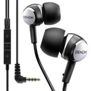 Denon AH-C260R Mobile Elite In-Ear Headphones with 3-Button Remote and Mic