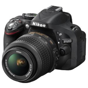 尼康 D5200 2410万像素单反数码相机+ 带18-55mm VR镜头套装