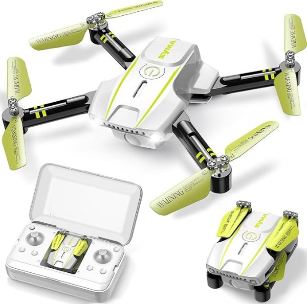 Foldable Mini Drone for Kids Adults，Portable Pocket Nano Quadcopter with Altitude Hold 3D Flips and Headless Mode Easy to Fly UFO Flying Indoor RC Toys for Beginners