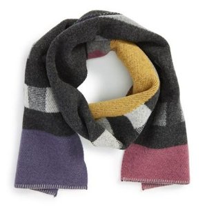 Burberry Check Wool & Cashmere Blanket Scarf @ Nordstrom