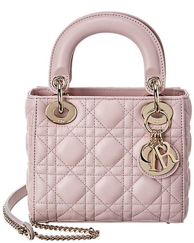Mini LadyCannage Quilted Leather Tote