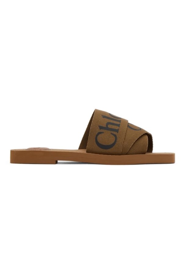 Brown Woody Sandals