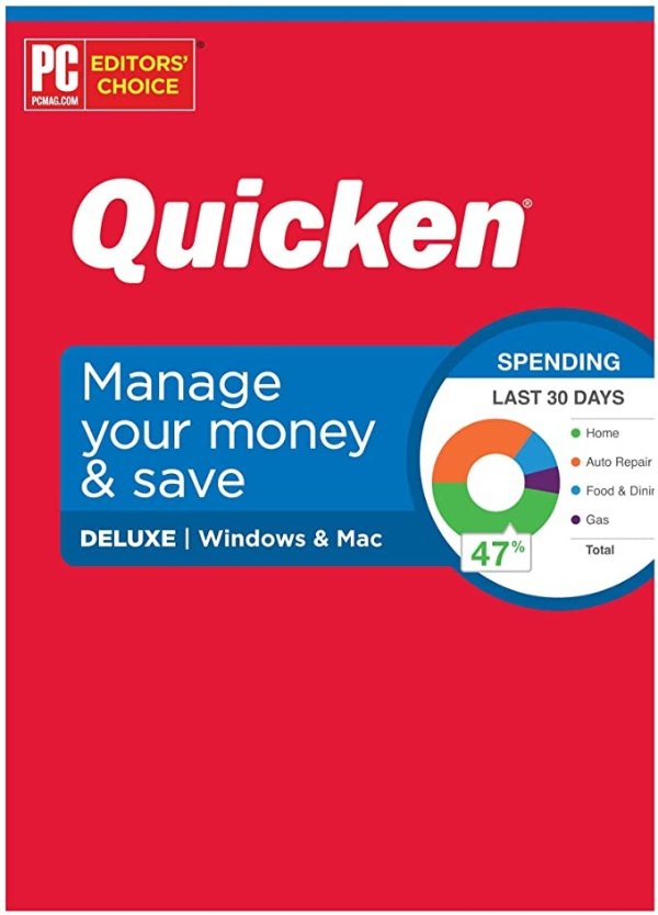 Deluxe Personal Finance – Manage your money and save – 1-Year Subscription (Windows/Mac)