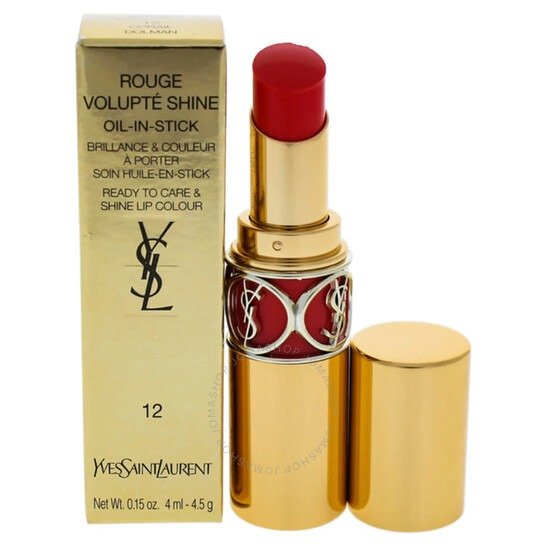 Ysl / Rouge Volupte Shine Lipstick No.12 Corail Dolman 0.15 oz 4 Ml