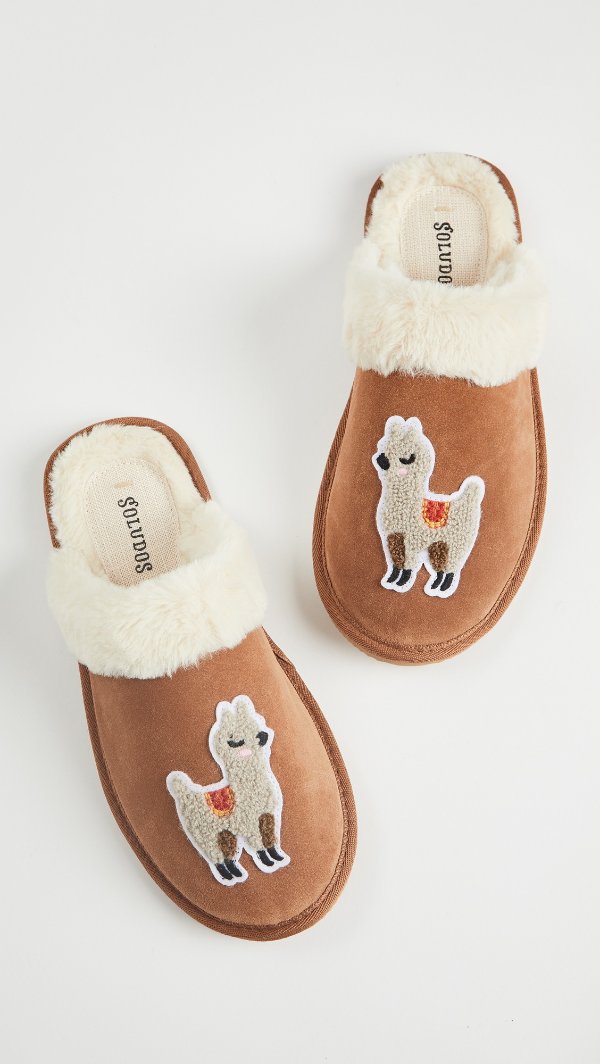 Llama Cozy Slippers