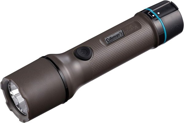 OneSource Rechargeable LED Flashlight, Water-Resistant Flashlight with OneSource Batteries Shines Up to 1000 Lumens, Rechargeable Heavy-Duty Flashlight for Camping, Emergencies, & Home Usage