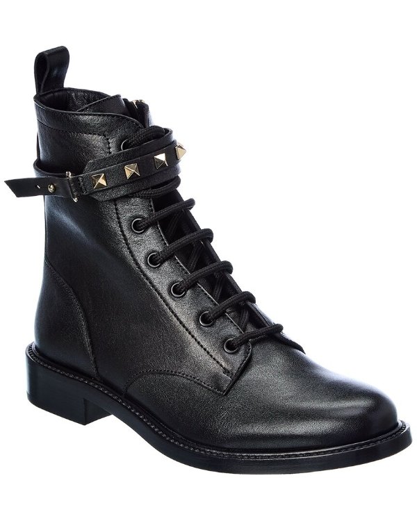 Rockstud Leather Boot
