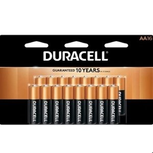 Duracell AA 5号碱性电池，16支装