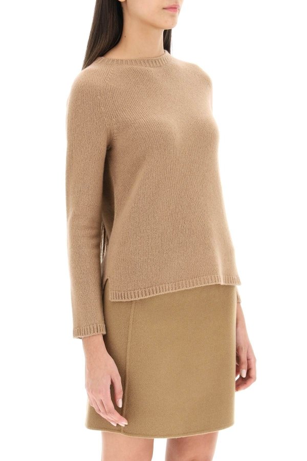wool and cashmere crew-neck sweater
