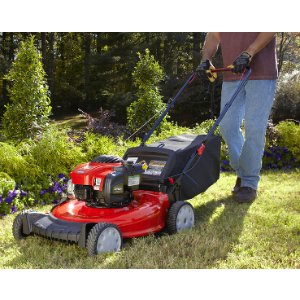 Troy-Bilt TB110 140-cc 21-in Residential Gas Push Lawn Mower with Mulching Capability