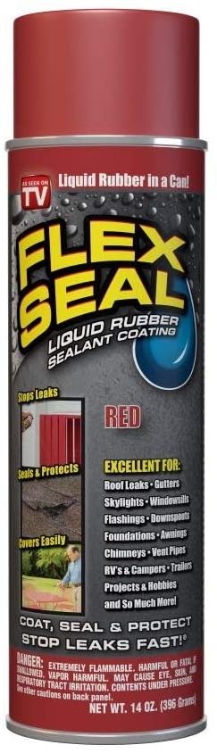 Flex Seal Spray Rubber Sealant Coating, 14-oz, Red