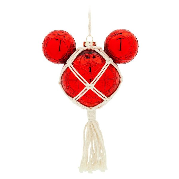 Mickey Mouse Icon Glass Ball Sketchbook Ornament – Tile and Macrame
