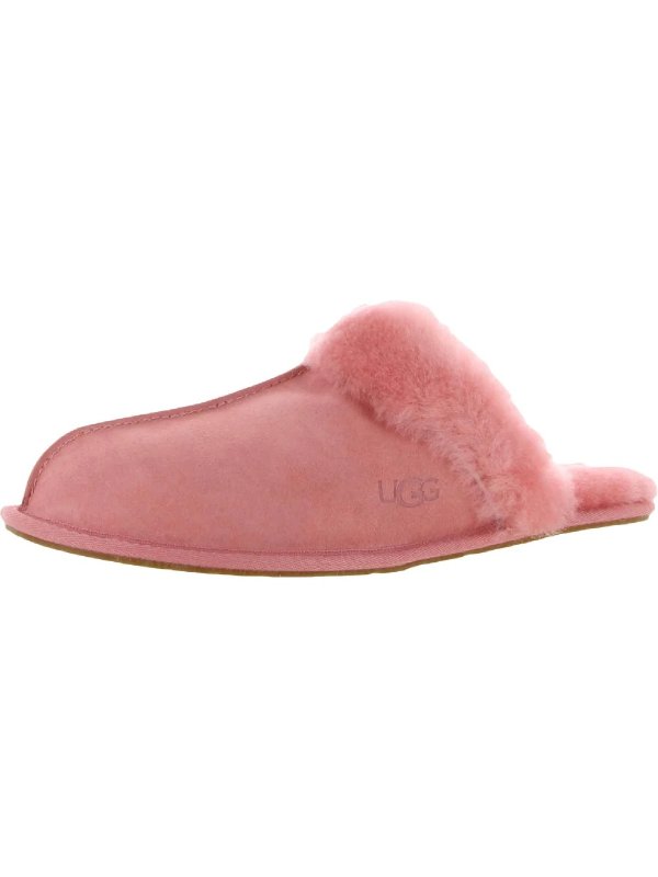scuffette ii womens suede comfort slip-on slippers