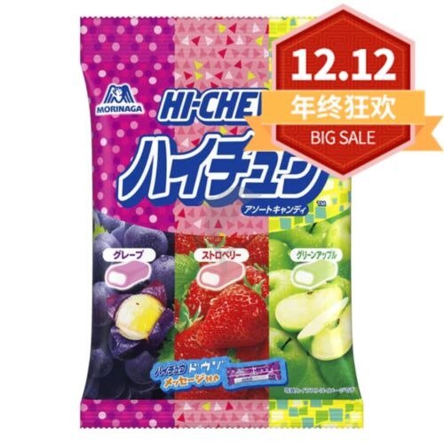 【双十二特惠】日本 森永嗨啾水果乳糖 86g