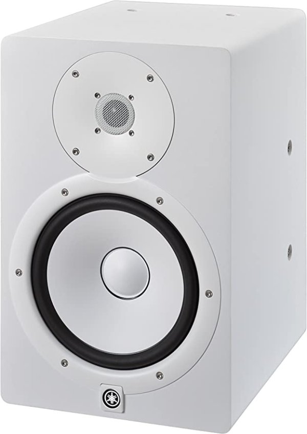 HS8I Studio Monitor with Mounting Points and Screws, White