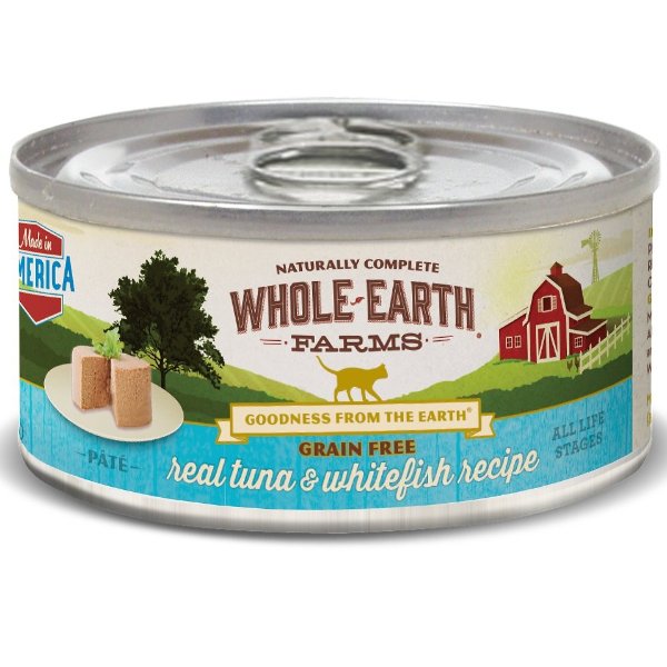Grain-Free Real Tuna & Whitefish Pate Recipe Canned Cat Food