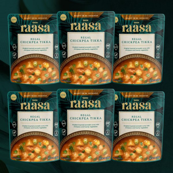 Tata Raasa 即食马萨拉鹰嘴豆咖喱 10oz 6包