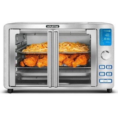 9-Slice Digital Air Fryer Oven with 14 One-Touch Cooking Functions and Auto French Doors