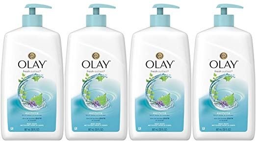 Fresh Outlast Purifying Birch & Lavender Body Wash, 30.0 Ounce (Pack of 4)