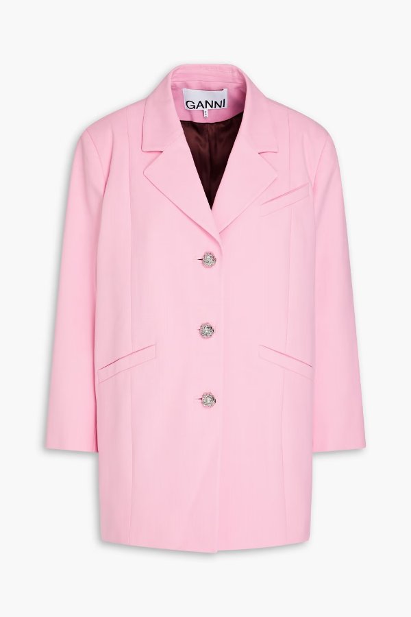 粉色西装外套