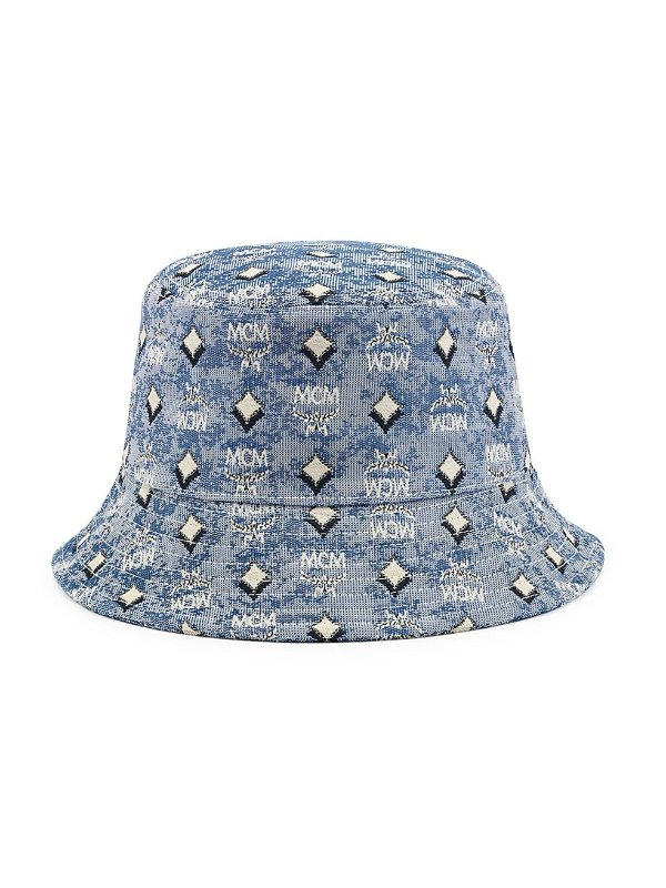 Vintage-Style Jacquard Bucket Hat