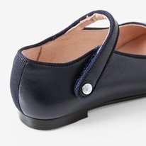 Girl smooth leather mary janes