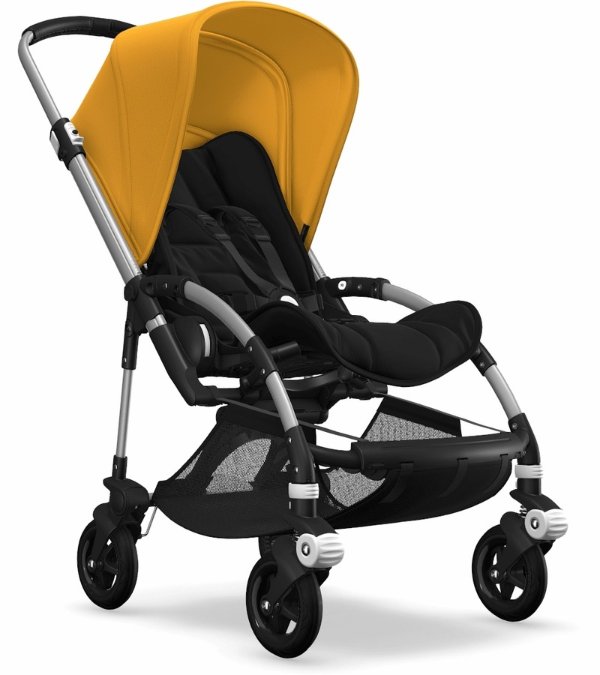 Bee5 Complete Stroller - Aluminum/Black/Sunrise Yellow