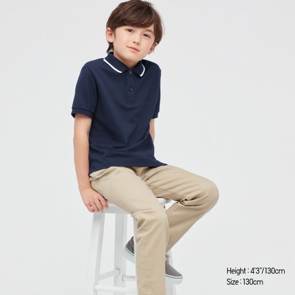 KIDS DRY PIQUE SHORT-SLEEVE POLO SHIRT (ONLINE EXCLUSIVE)