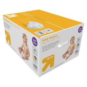 2盒 up & up Diapers Bulk Plus 婴儿纸尿裤
