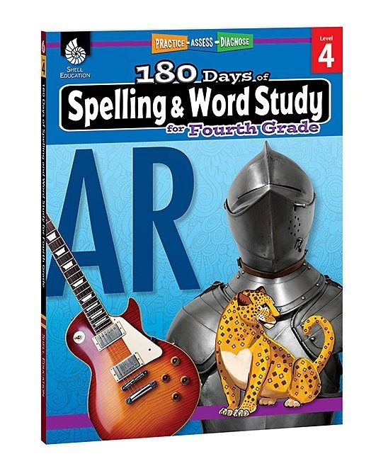 Fourth Grade 180 Days of Spelling & Word Study Workbook