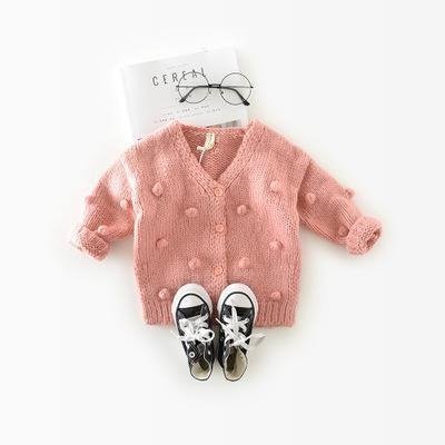 Pink Willow Pompom Sweater