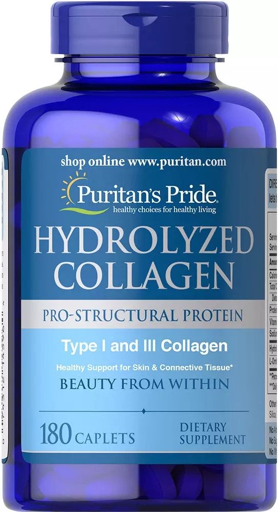 Hydrolyzed Collagen 1000 mg 180 Caplets | Top Sellers | Puritan's Pride